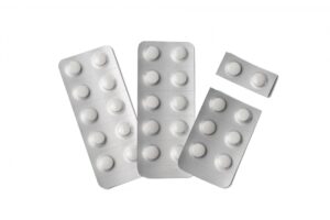 シートに入った錠剤