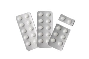 シートに入った錠剤