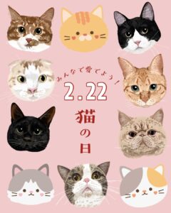 2/22は猫の日